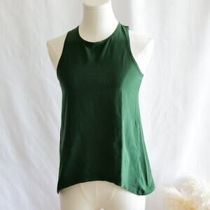 Fighting Eel organic cotton Green tank top size XS